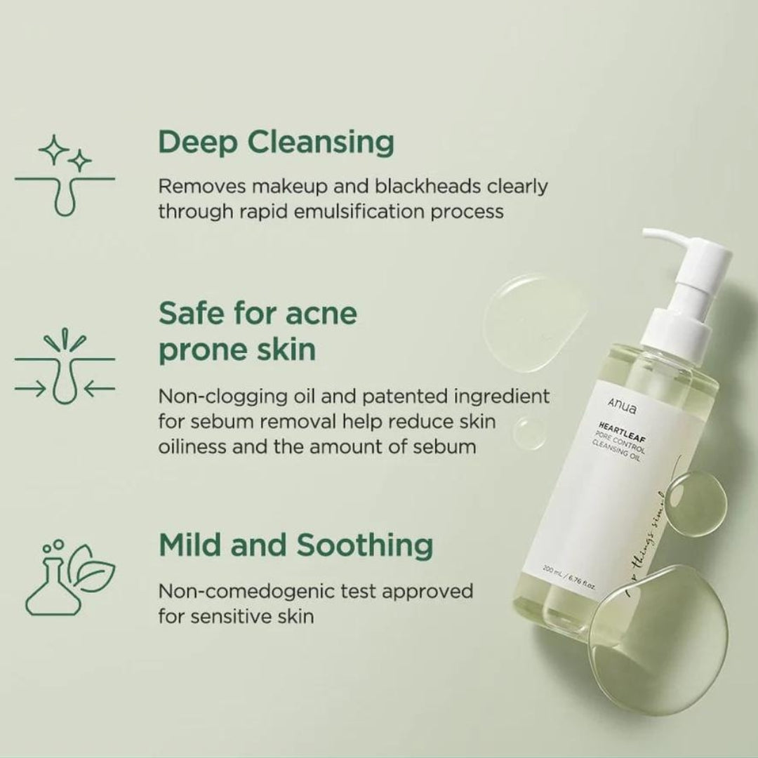 Heartleaf Pore Control Cleansing Oil