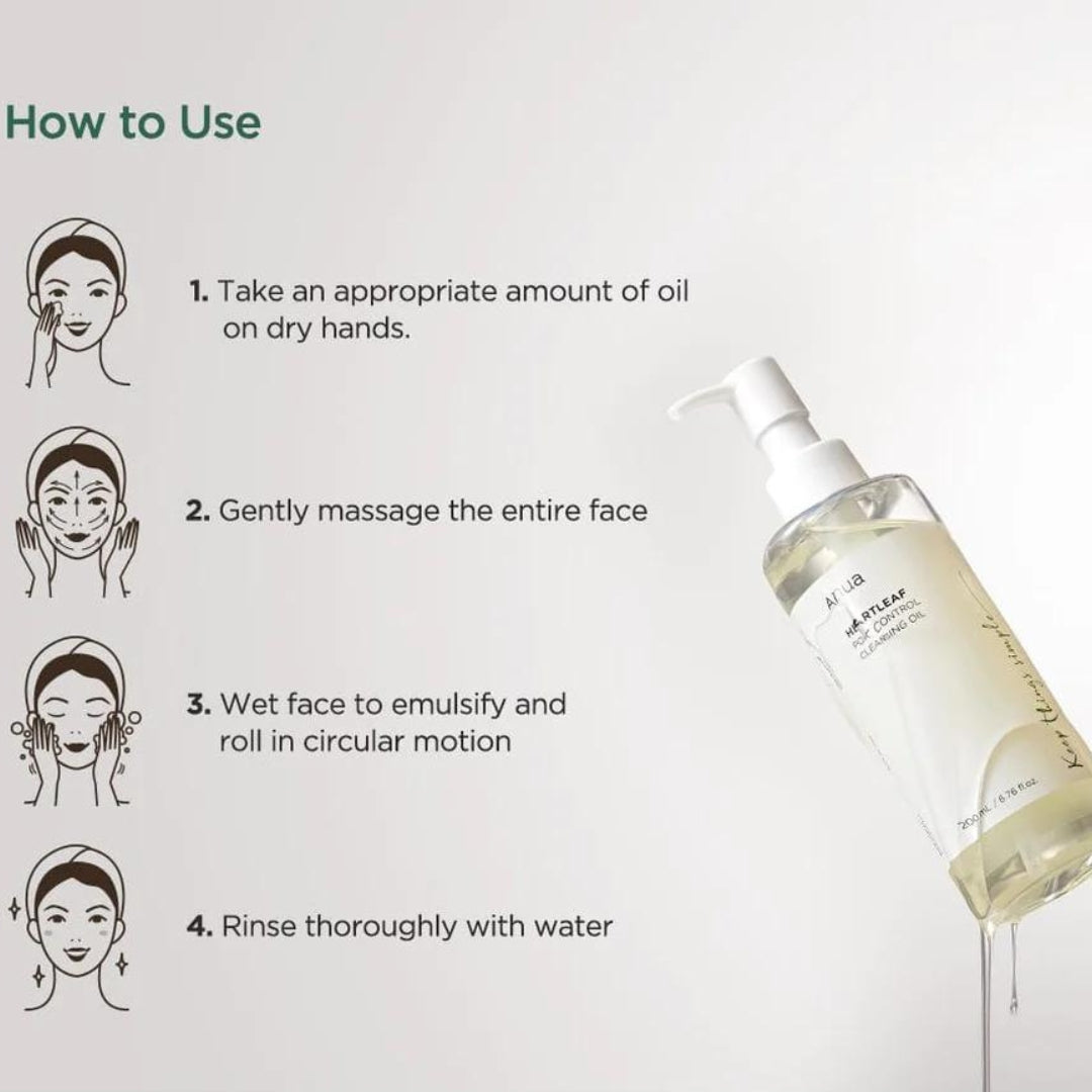 Heartleaf Pore Control Cleansing Oil